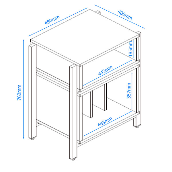 Foundstone Louisiana Turntable Stand Audio & Reviews Wayfair